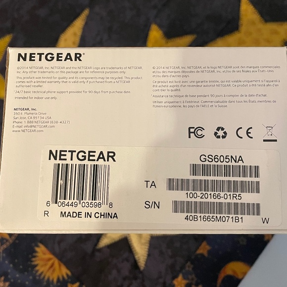 NETGEAR GS605 5-Port Gigabit Ethernet Switch ~ Unopened - Picture 2 of 3